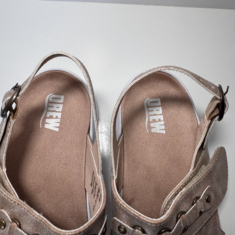 Drew Selina Sandals Size 9 WW, New in Box, taupe, round open toe - Picture 12 of 15